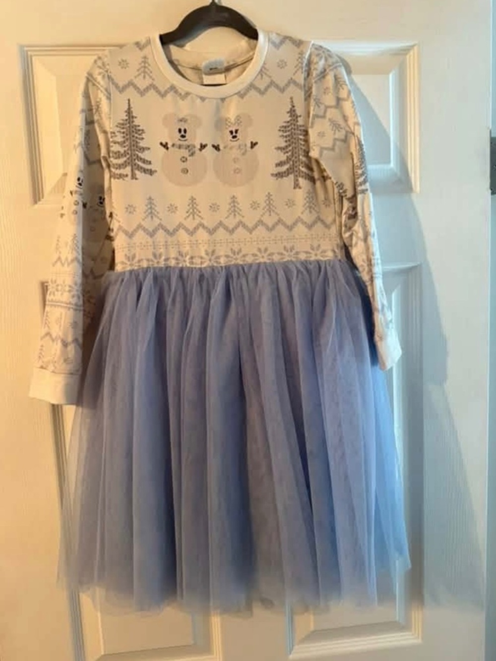 Size 10 Taylor Joelle Mickey Snowman Dress